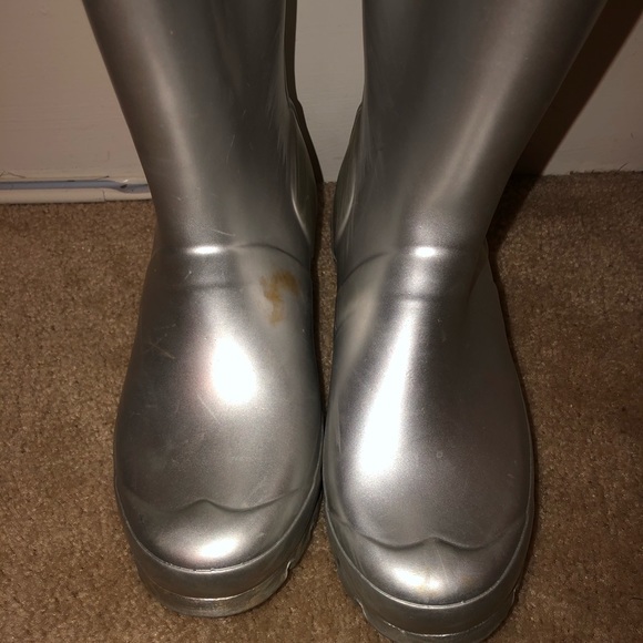 Hunter origins big kid metallic rain boots - Picture 4 of 7